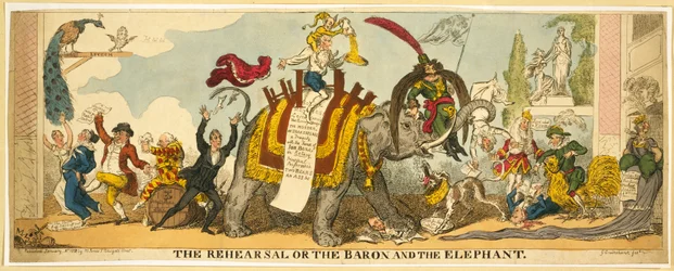 Die Probe oder der Baron und der Elefant, veröffentlicht 1812
